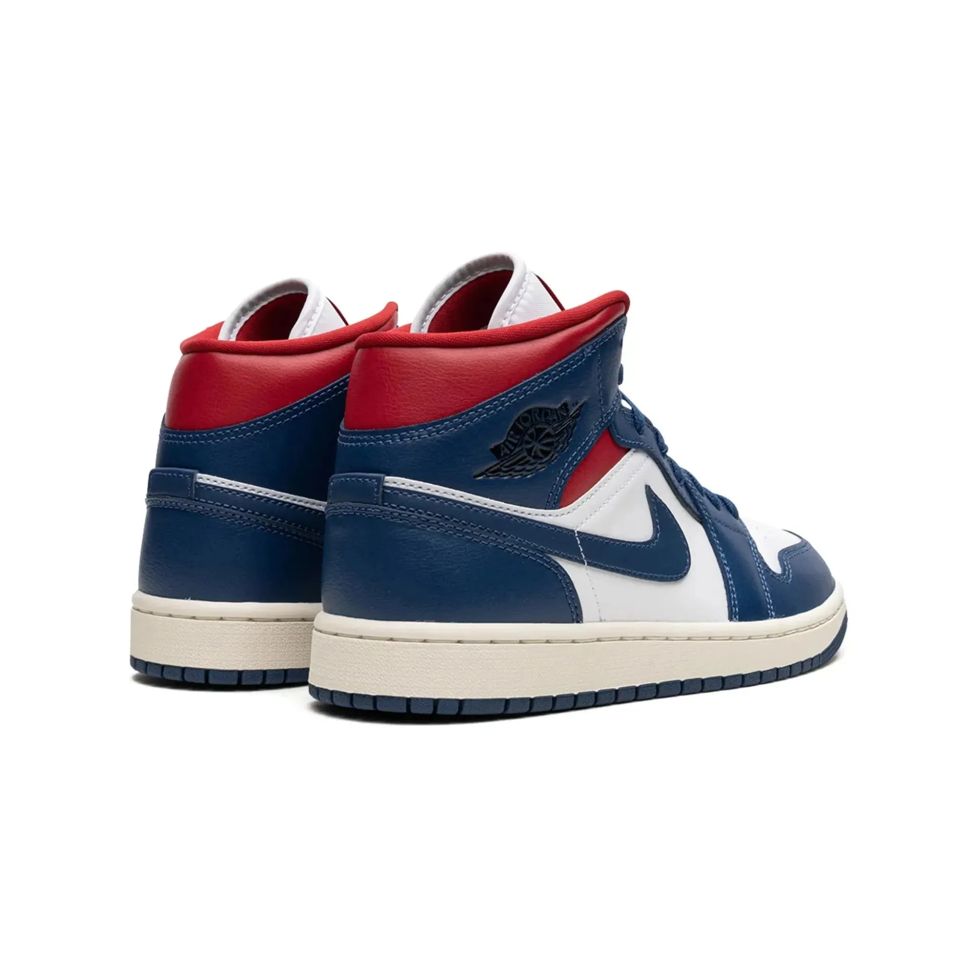 Nike Air Jordan 1 Mid "French Blue Gym Red"