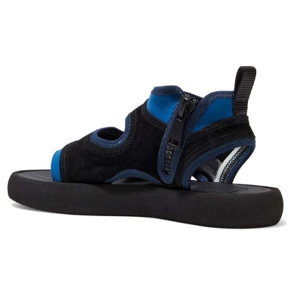 Off-White Chic Neoprene and Suede Sandalerin Blue
