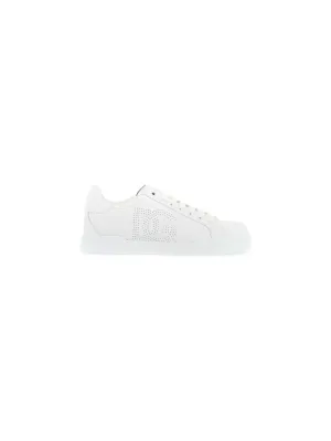 Portofino Perforated Leather Sneakers