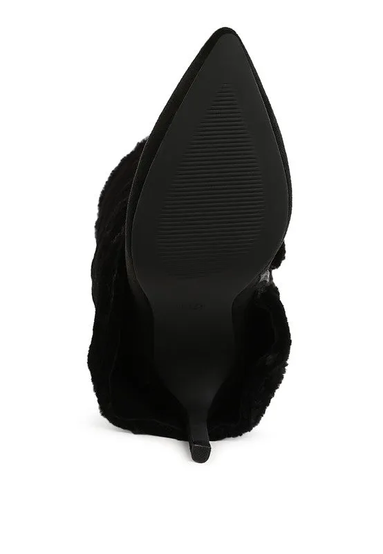Purrfect Fold-Over High Heel Boots