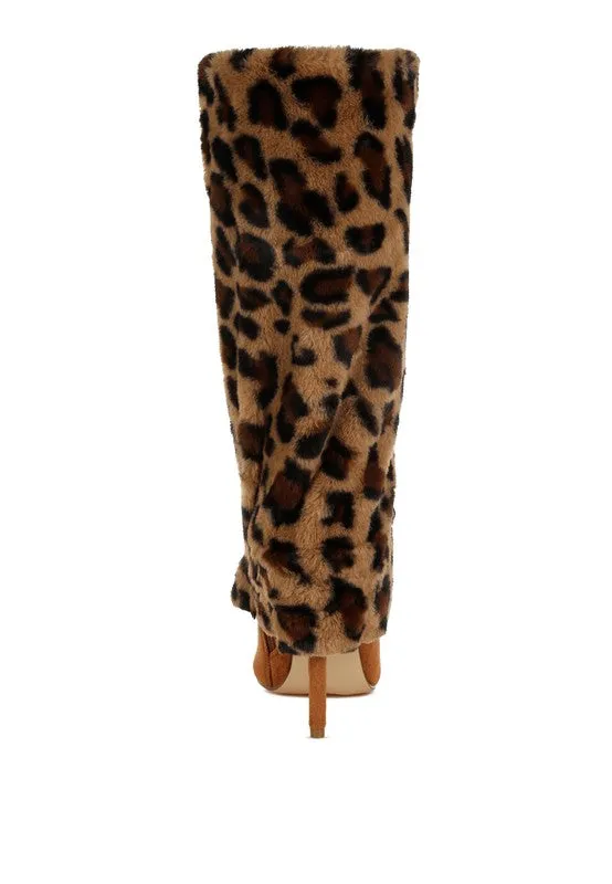Purrfect Fold-Over High Heel Boots