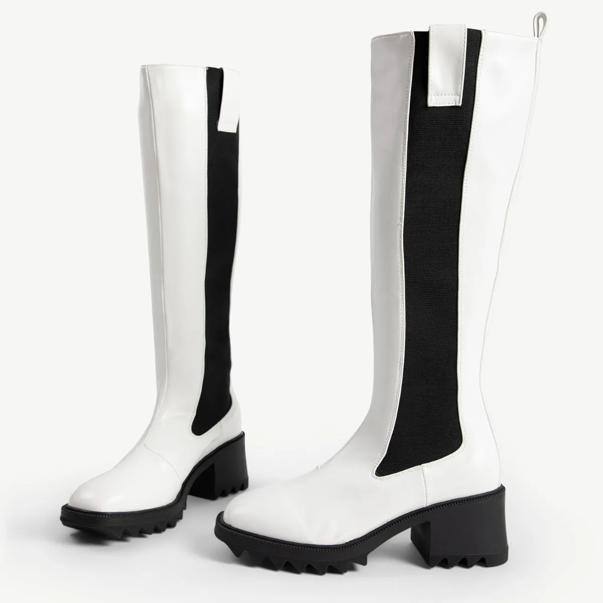 RAID Annabel Long Boot in White