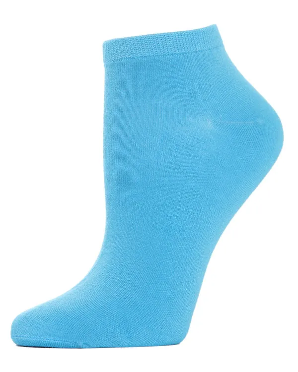 Solid Knit Bamboo Blend Low Cut Ankle Socks by Me Moí