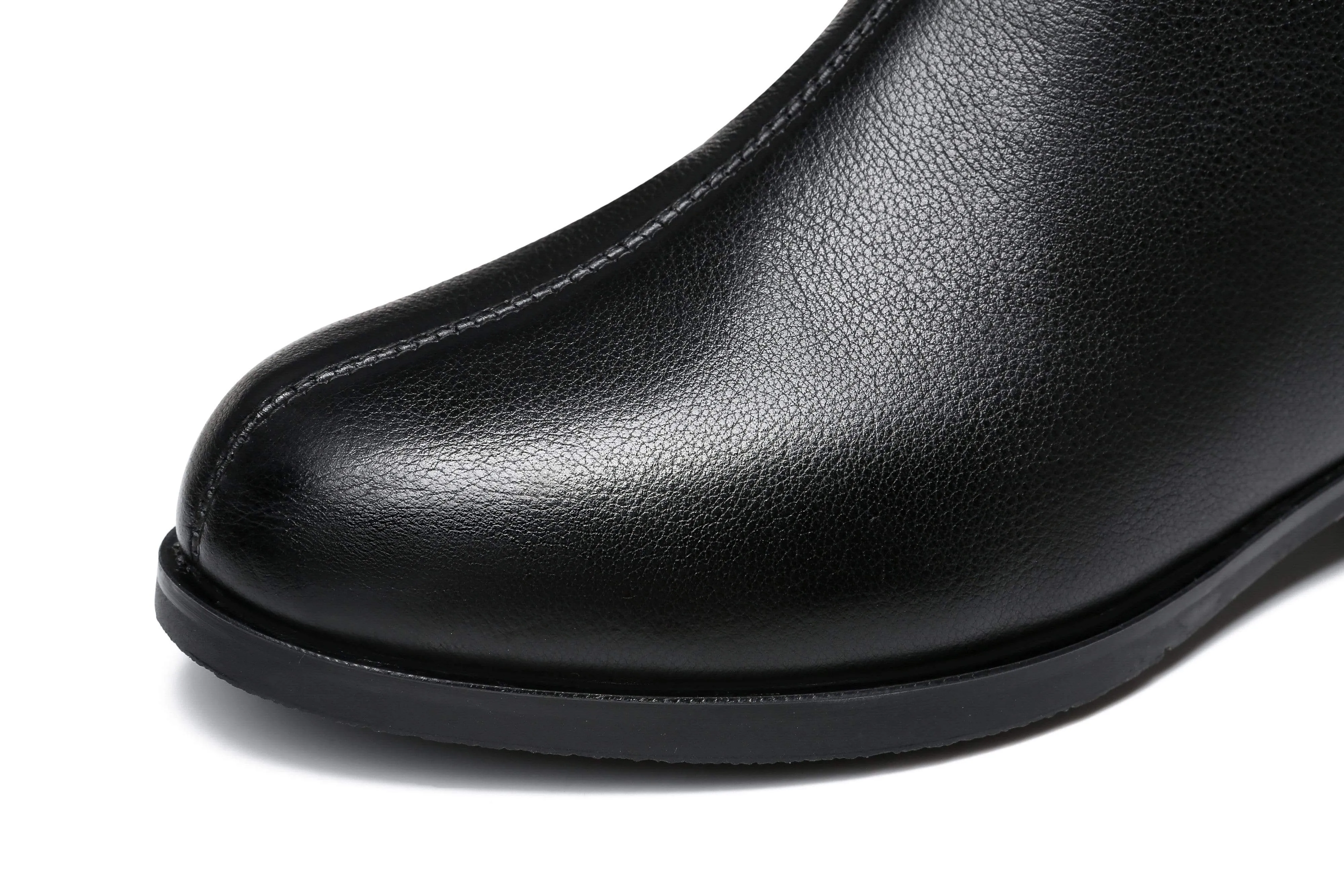 TARRAMARRA® Women Ivana Black Leather Buckled Chelsea Boots