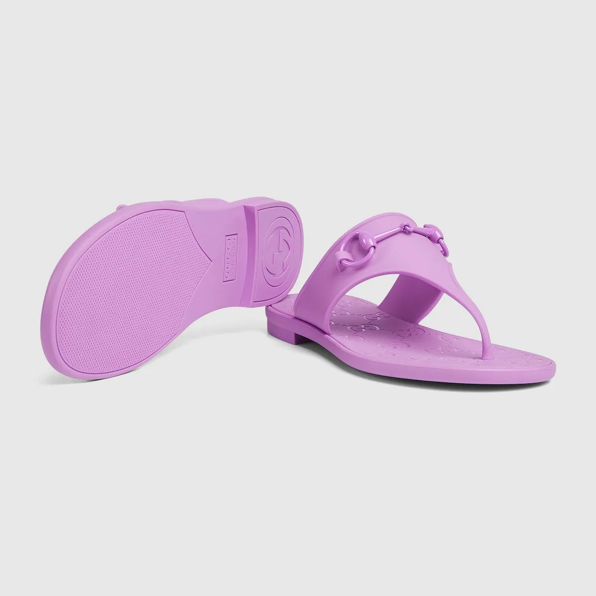Thong sandal with Horsebit