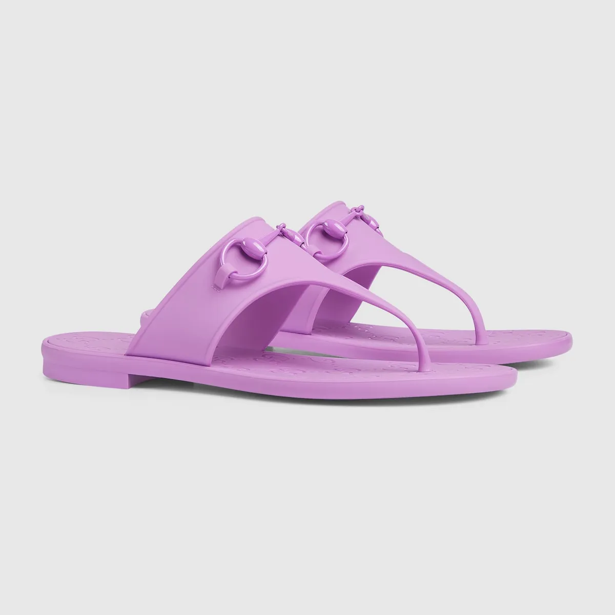 Thong sandal with Horsebit