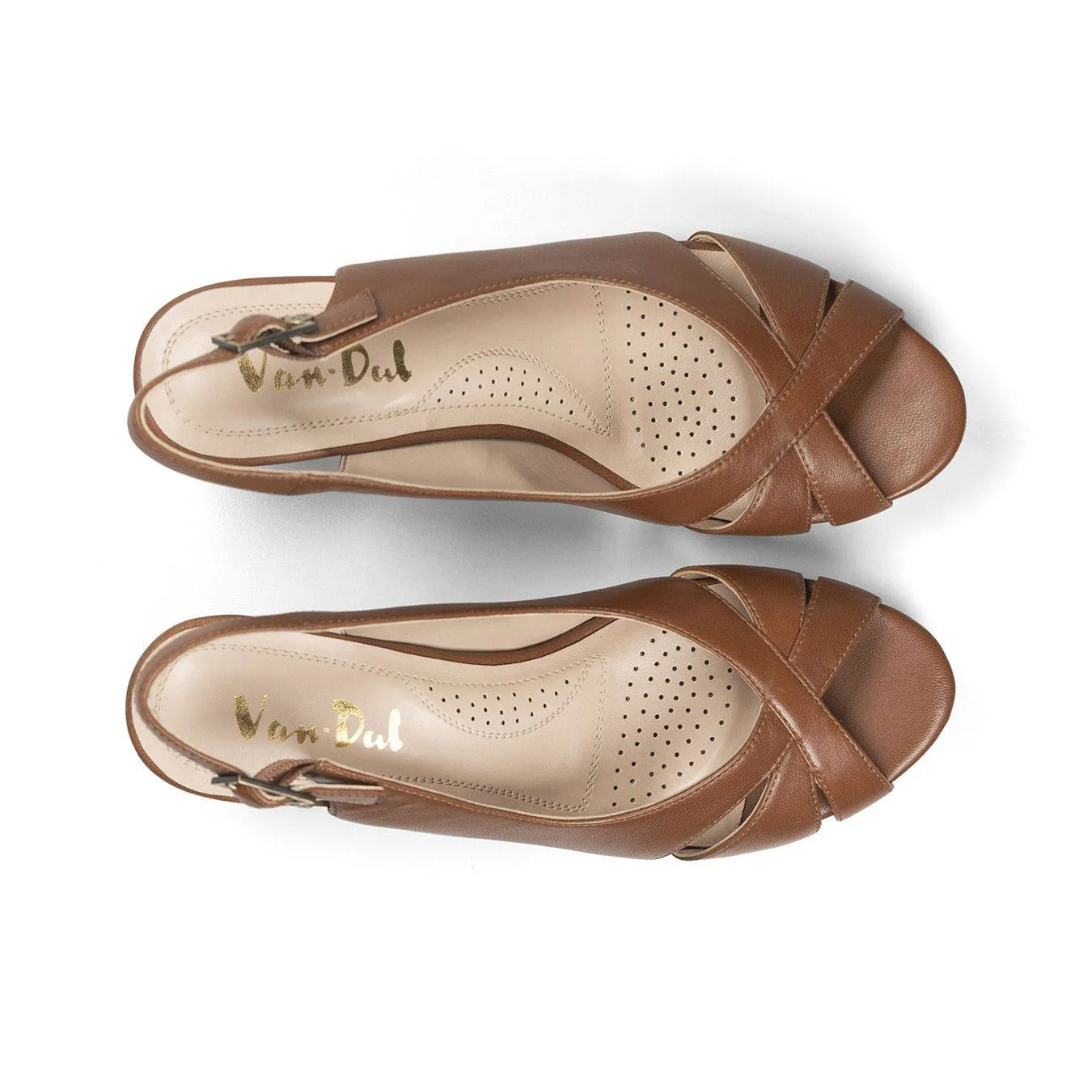 Van Dal Isobel 3367 2101 Ladies Tan Leather Buckle Sandals