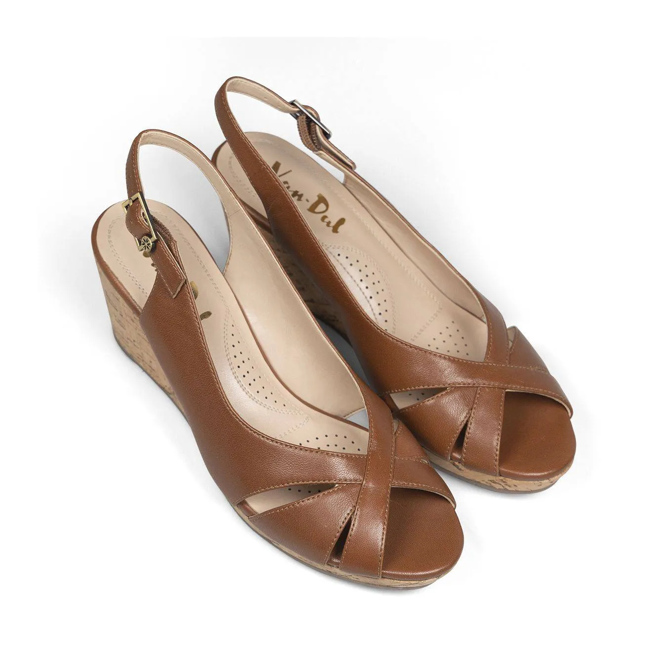 Van Dal Isobel 3367 2101 Ladies Tan Leather Buckle Sandals