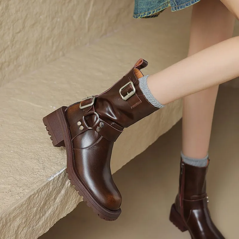 Veltique Croctex Chic Ankle Boots