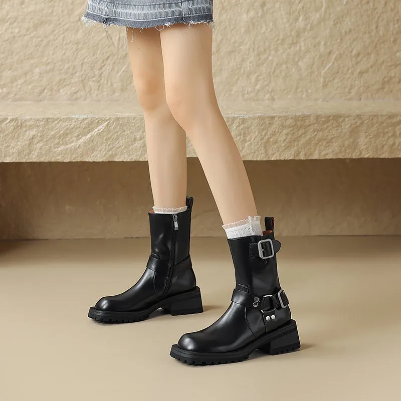 Veltique Croctex Chic Ankle Boots