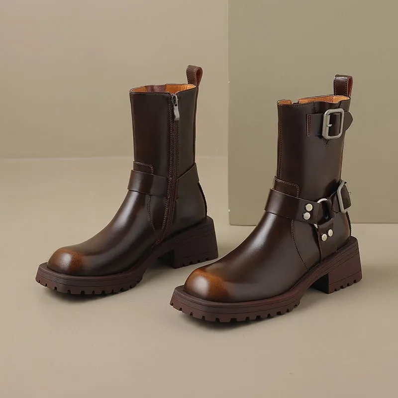 Veltique Croctex Chic Ankle Boots