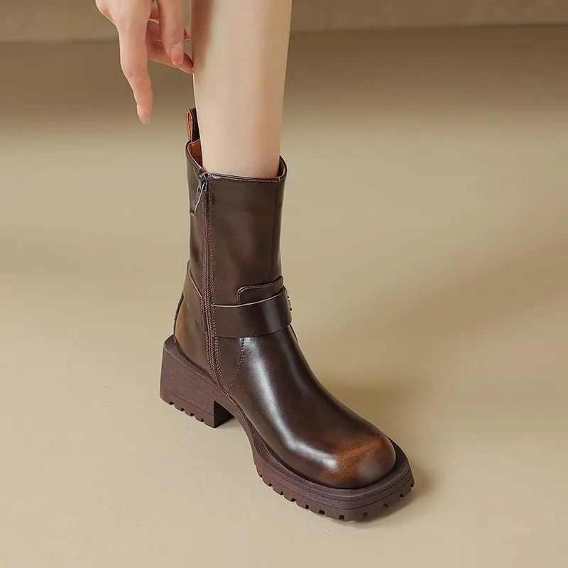 Veltique Croctex Chic Ankle Boots