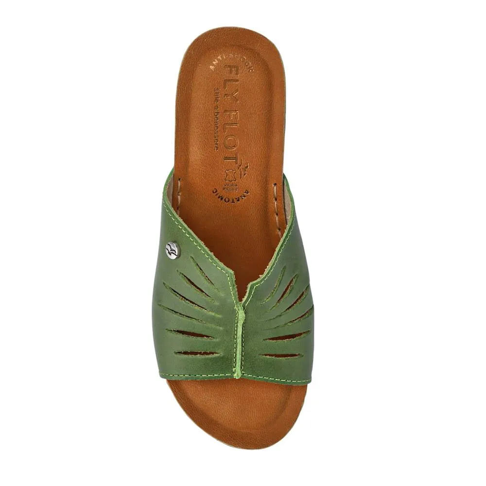 Wide Fit Wedge Sandals - FLY37057 / 323 225