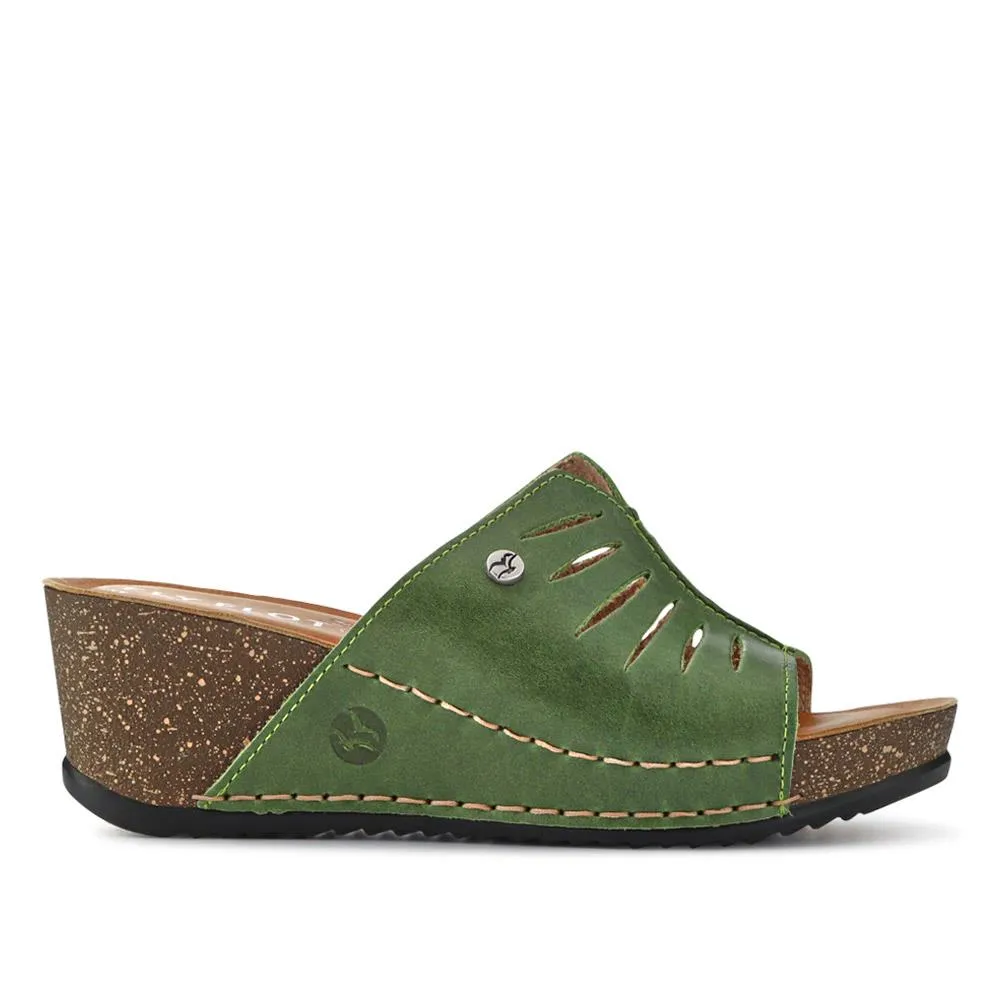 Wide Fit Wedge Sandals - FLY37057 / 323 225